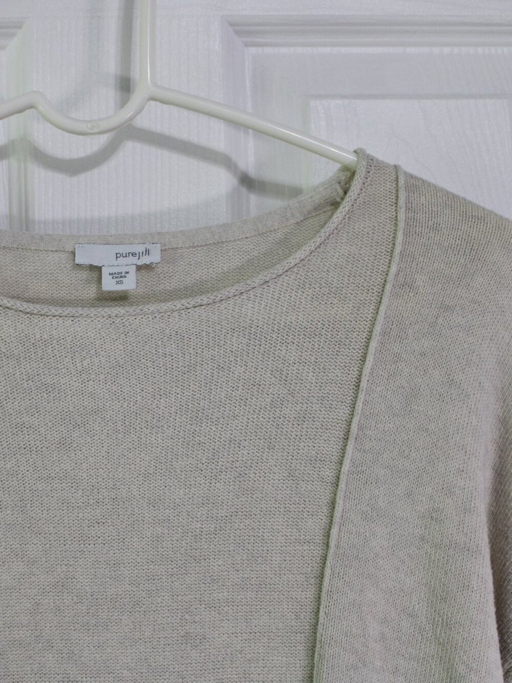 Pure Jill Women's Cotton-Cashmere Blend Long Sleeve Sweater - Picture 3 of 14